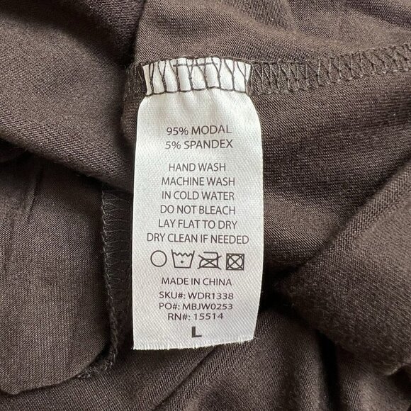 Lock & Love 2 Short Sleeve Kimono Style Deep V Neck Casual Summer Dresses Large - Picture 7 of 9